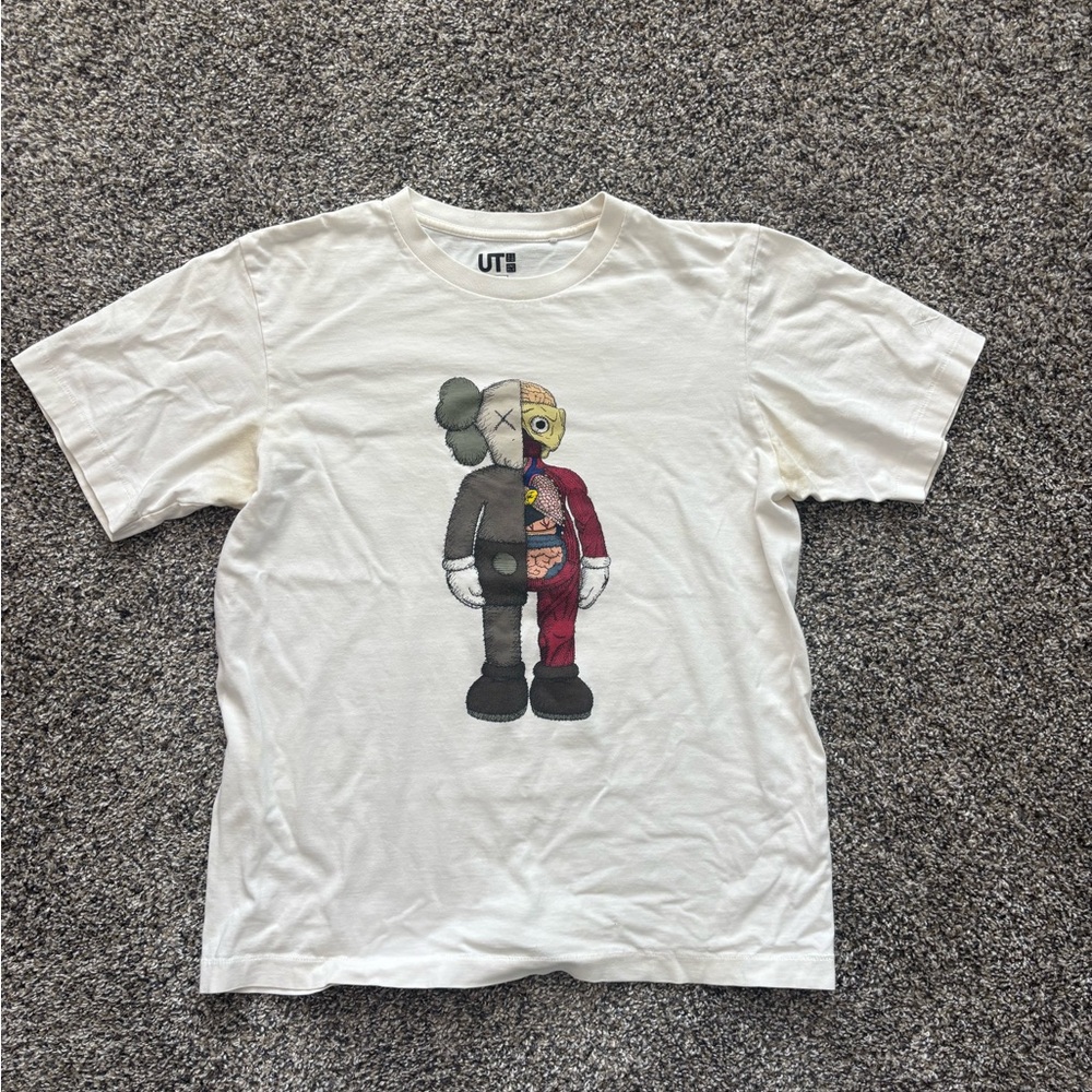KAWS X Uniqlo Flayed Graphic T-Shirt - White